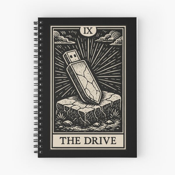 Item preview, The Drive – Datahoarder USB Tarot Card designed and sold by BRU Design.
