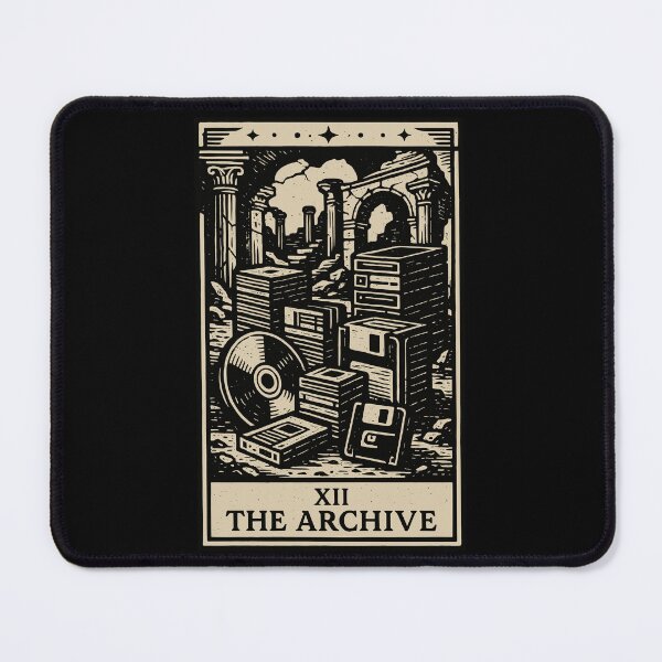 Item preview, The Archive – Datahoarder Tarot Card designed and sold by BRU Design.