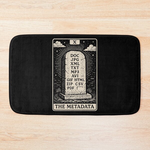 Item preview, Digital Archive Tarot – The Metadata Card designed and sold by BRU Design.