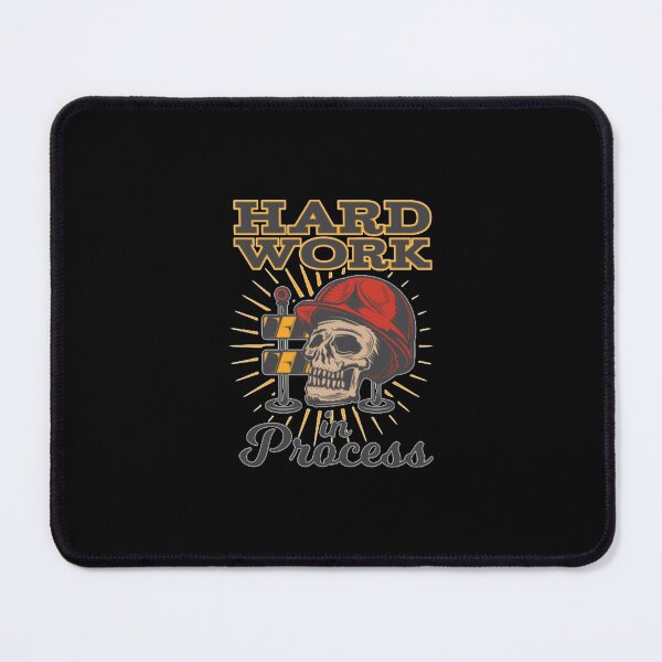 Item preview, illustration skull with hardhat hard work designed and sold by RICKYCOMPT.