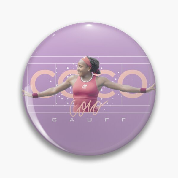 Aperçu de l'œuvre Motif Coco Gauff Tennis Star | Cadeau idéal pour vous et vos amis créée et vendue par TiaPorter.