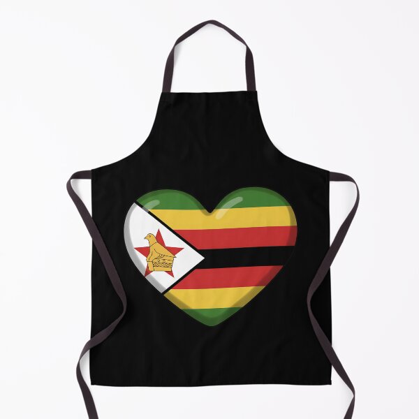 Item preview, Zimbabwe Heart Sticker - Love for Zimbabwe Flag Design designed and sold by FestivityFinds.