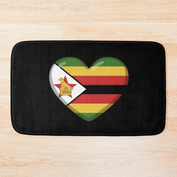 Item preview, Zimbabwe Heart Sticker - Love for Zimbabwe Flag Design designed and sold by FestivityFinds.