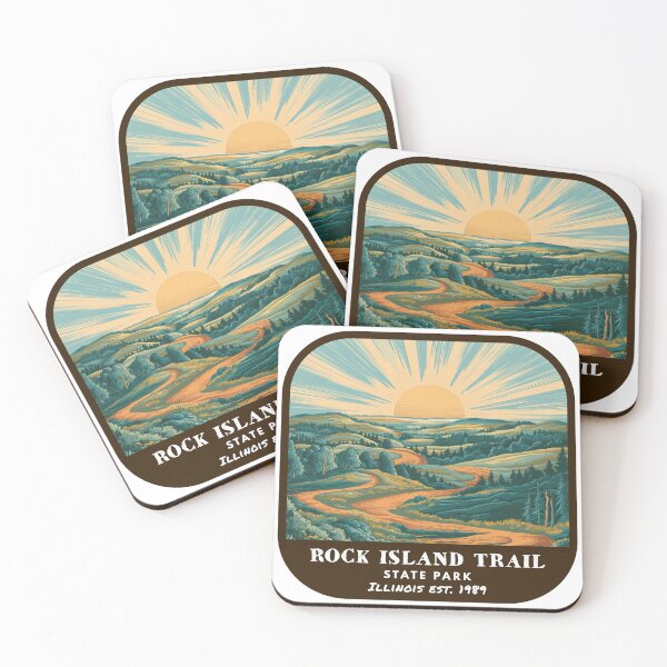 Item preview, Vintage Rock Island Trail State Park (Illinois State Park) designed and sold by RabbitK.