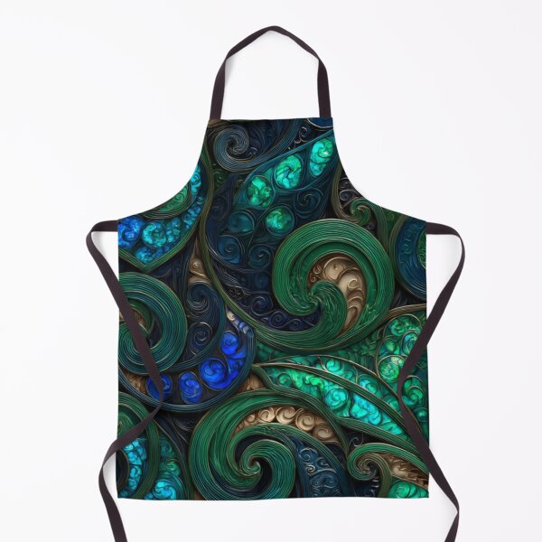 Item preview, New Zealand Māori Paua Pattern Koru Design 511 designed and sold by GrinGalore.