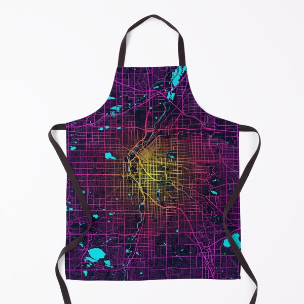 Item preview, Denver City Map of Colorado, USA - Neon designed and sold by deMAP.