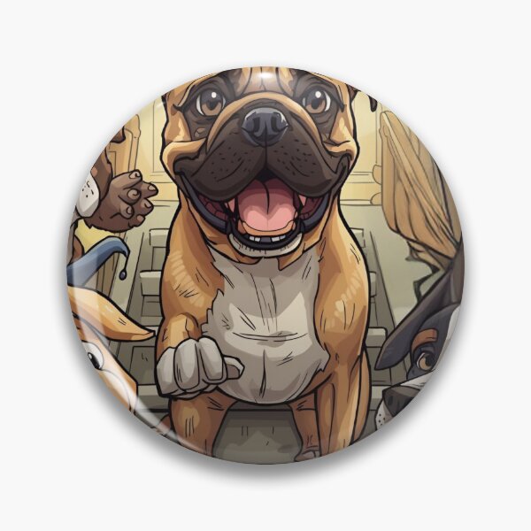 Item preview, “Small Steps, Big Wins – Motivational Dog Cartoon Art” designed and sold by george335555.