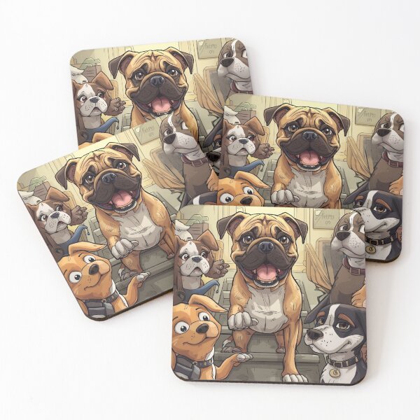 Item preview, “Small Steps, Big Wins – Motivational Dog Cartoon Art” designed and sold by george335555.