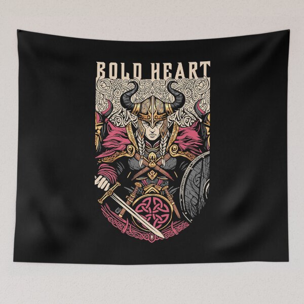 Item preview, Shield Maiden Bold Heart Viking Woman Warrior Norse Girl designed and sold by GrandeDuc.