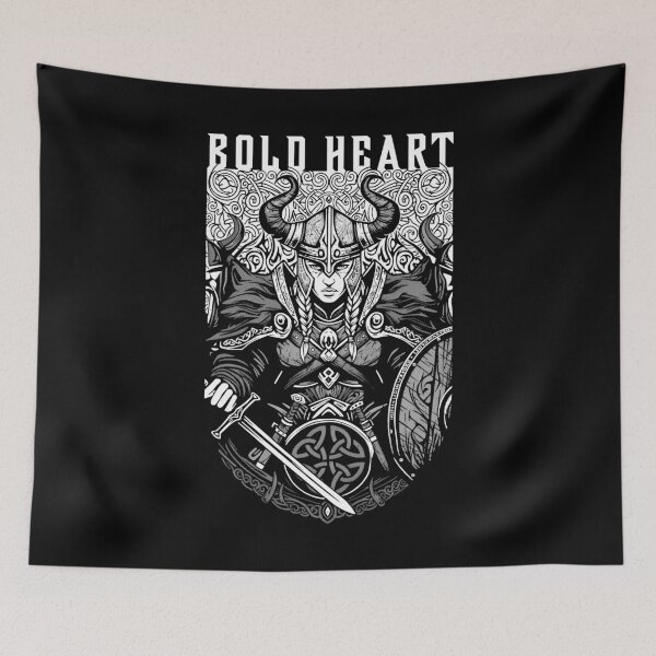 Item preview, Shield Maiden Bold Heart Viking Woman Warrior Norse Girl designed and sold by GrandeDuc.