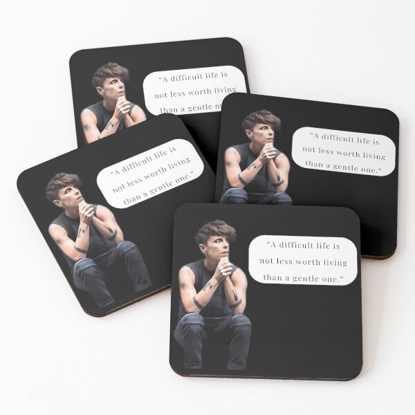 Item preview, Andrea Gibson A Difficult Life Is Not Less Worth Living Than A Gentle One designed and sold by FeleciaWyatt.