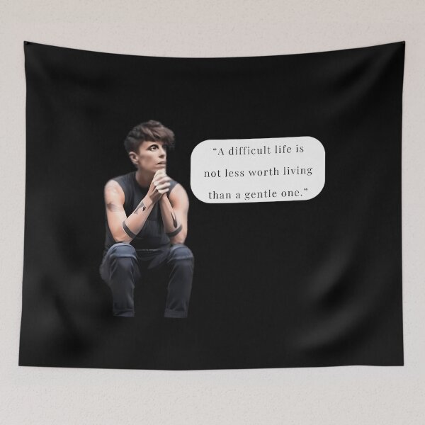 Item preview, Andrea Gibson A Difficult Life Is Not Less Worth Living Than A Gentle One designed and sold by FeleciaWyatt.