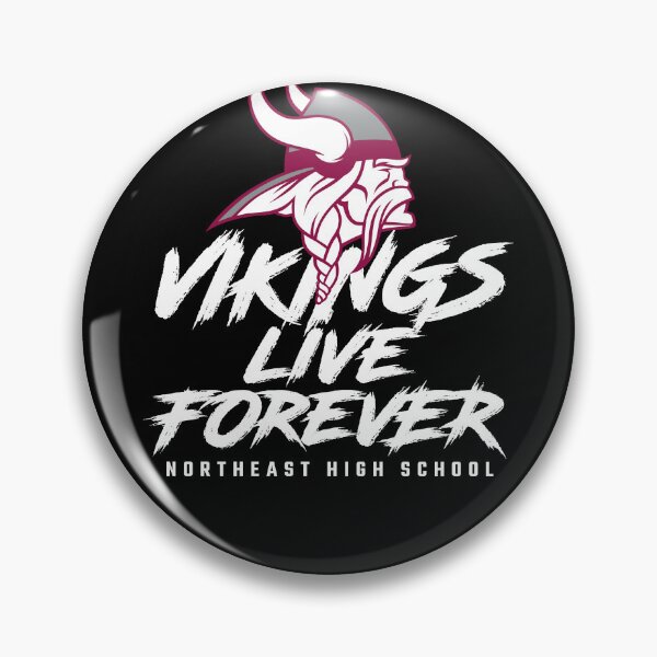 Item preview, Northeast High School Vikings Live Forever - White Letters designed and sold by CSASMerch.