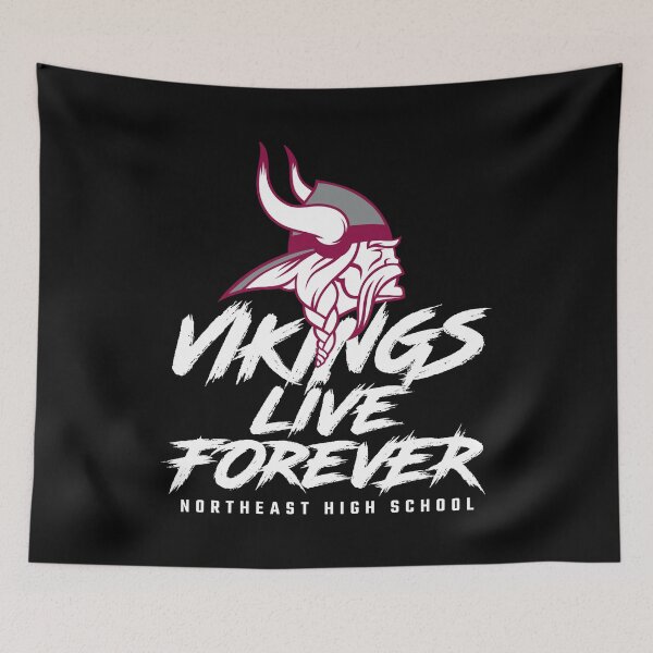 Item preview, Northeast High School Vikings Live Forever - White Letters designed and sold by CSASMerch.