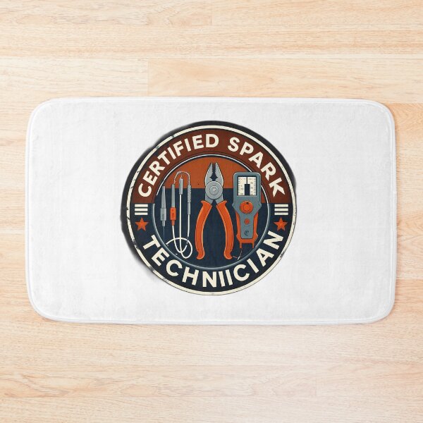 Item preview, Professional Electrician Technician Badge designed and sold by Y-Muqsit.
