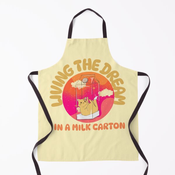 Item preview, Cat Living the Dream in a Milk Carton designed and sold by JTZZWEAR.
