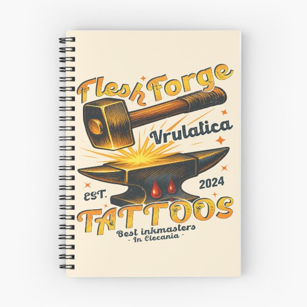 Item preview, Sikthand Flesh Forge Tattoo Clecanian Book lover designed and sold by RamblingsRose.