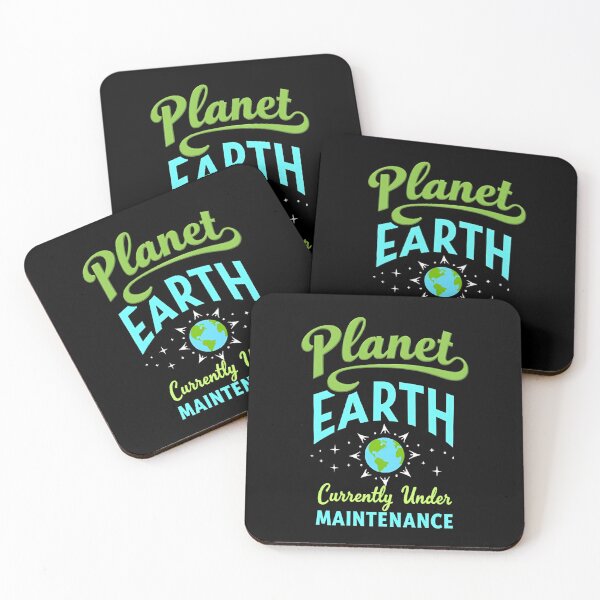 Item preview, Planet Earth Under Maintenance – Eco Funny Quote designed and sold by Haji  Kamora.