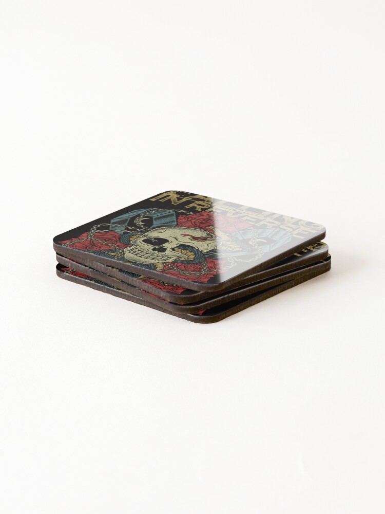 Thumbnail 4 of 5, Coasters (Set of 4), Falling In Reverse designed and sold by ChristopConklin.