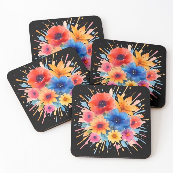 Item preview, Bloom Explosion – Vibrant Watercolor Floral Burst Design designed and sold by ArcadiaSilence.