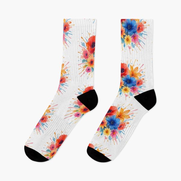 Item preview, Bloom Explosion – Vibrant Watercolor Floral Burst Design designed and sold by ArcadiaSilence.