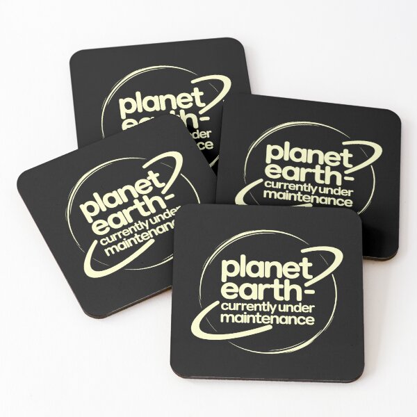 Item preview, Planet Earth Under Maintenance – Eco Funny Quote designed and sold by Haji  Kamora.