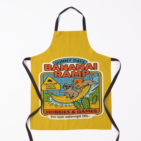 Item preview, Retro Banana Ramp Cats Desert designed and sold by Derpy Lab .