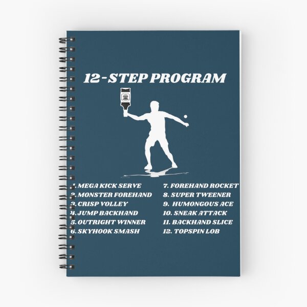 Item preview, Tennis 12 Step Program | PERFECT GIFT FOR YOU AND FRIENDS designed and sold by TiaPorter.