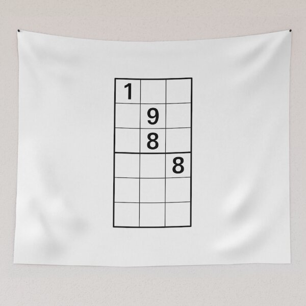 Item preview, Sudoku with your year of birth 1988 designed and sold by peter2art.