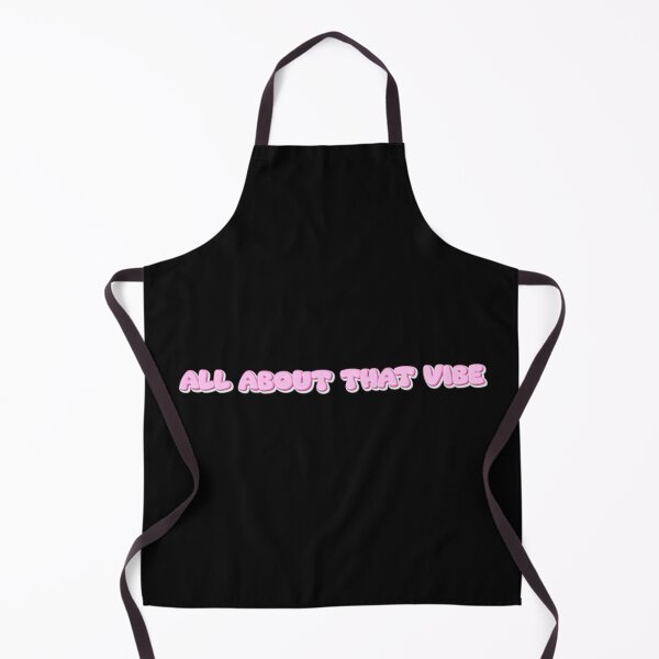 Item preview, All About That Vibe Sticker – Retro Gradient Text with Soft Pink and Yellow Colors designed and sold by FestivityFinds.
