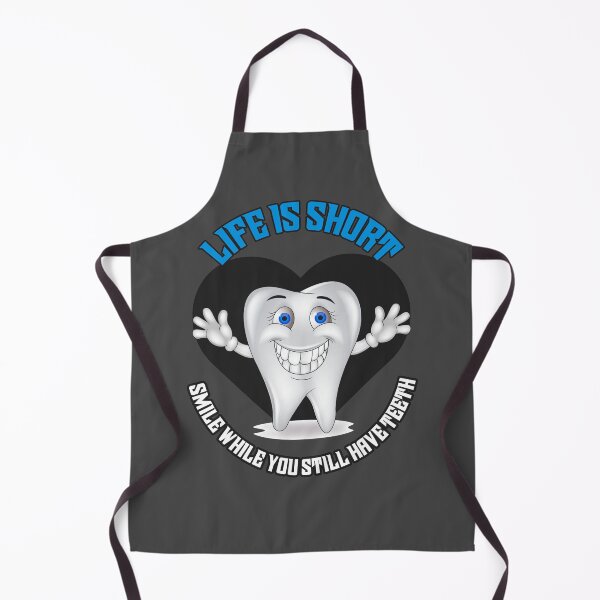 Item preview, Life Is Short Smile Quote – Funny and Positive Humor Design designed and sold by ArtsyExplorer.