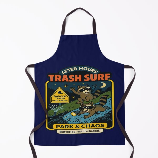 Item preview, After Hours Trash Surf Raccoons designed and sold by Derpy Lab .