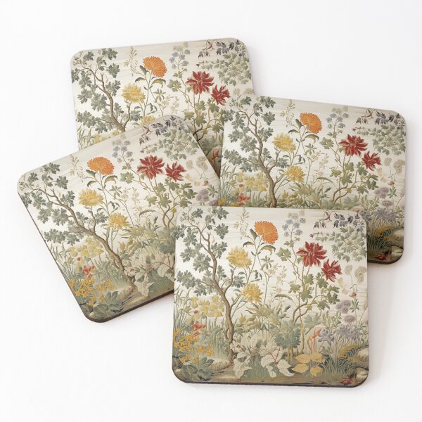 Item preview, Silk Floral Wildflowers Carpet designed and sold by GrinGalore.