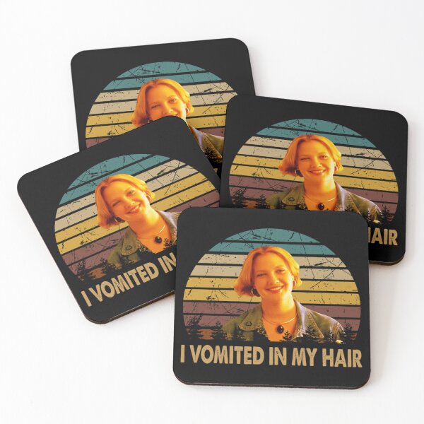 Item preview, I vomited in my hair character smile vintage designed and sold by chmbrsbethany.