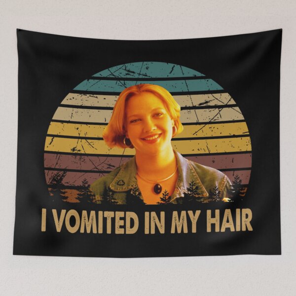 Item preview, I vomited in my hair character smile vintage  designed and sold by chmbrsbethany.