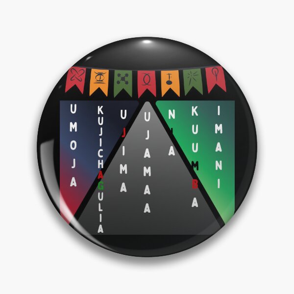 Item preview, Seven Principles of Kwanzaa – Nguzo Saba Art Design designed and sold by CHANCHANAI.