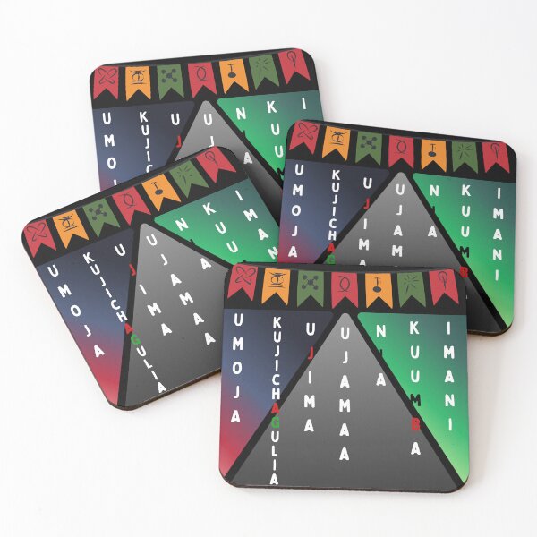 Item preview, Seven Principles of Kwanzaa – Nguzo Saba Art Design designed and sold by CHANCHANAI.