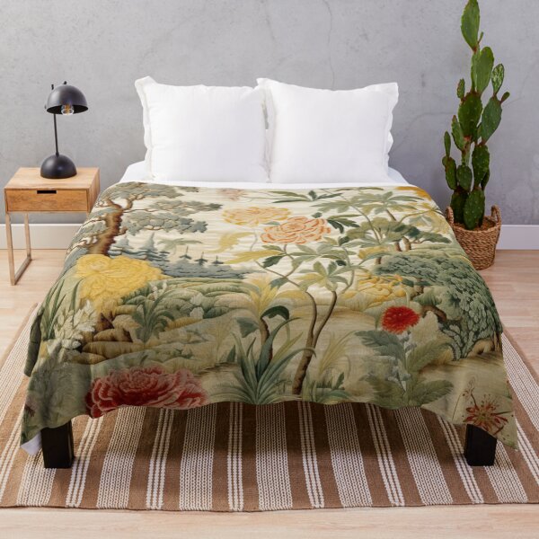 Item preview, Silk Floral Tree Wildflowers Carpet designed and sold by GrinGalore.