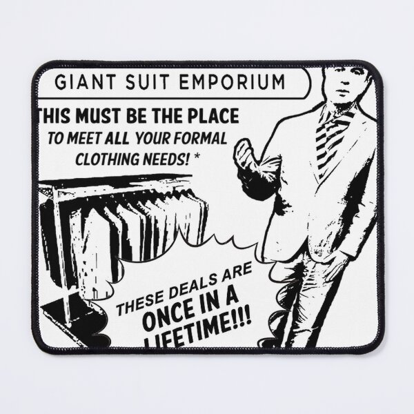 Item preview, David Byrne'S Giant Suit Emporium designed and sold by BrittanyWoo.