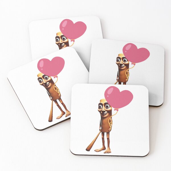 Item preview, Tung Sahur with Heart Balloon – Cute Meme Cartoon designed and sold by EmeraldeaArt.