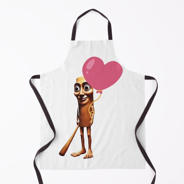 Item preview, Tung Sahur with Heart Balloon – Cute Meme Cartoon designed and sold by EmeraldeaArt.