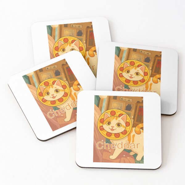 Item preview, Cheddar of the Pizza designed and sold by Homelesssquid's Stickers & More.