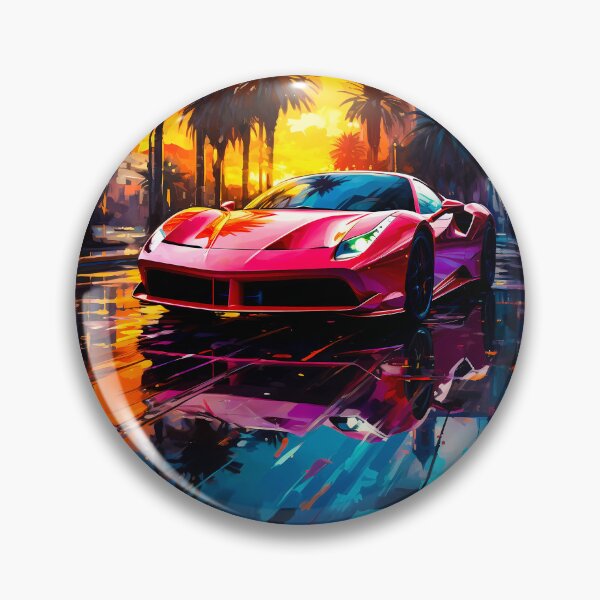 Item preview, Sunset Boulevard Colors Surround Exotic Sports Car designed and sold by RevUpDesign.