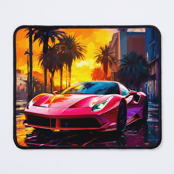 Item preview, Sunset Boulevard Colors Surround Exotic Sports Car designed and sold by RevUpDesign.