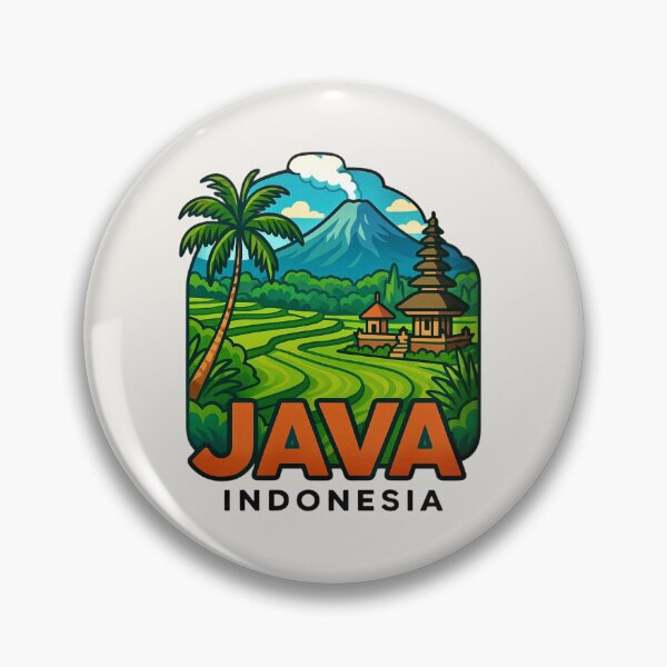 Item preview, Java, Indonesia - Island of Volcanoes & Ancient Temples designed and sold by Myra365Art.