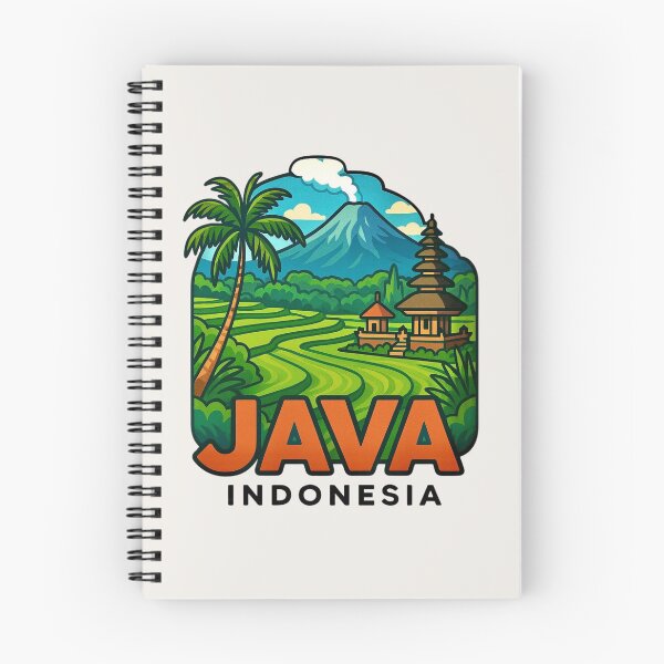 Item preview, Java, Indonesia - Island of Volcanoes & Ancient Temples designed and sold by Myra365Art.
