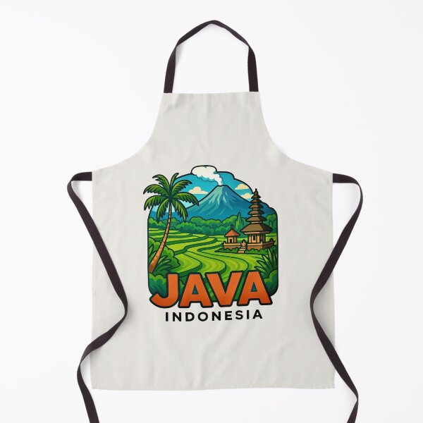 Item preview, Java, Indonesia - Island of Volcanoes & Ancient Temples designed and sold by Myra365Art.