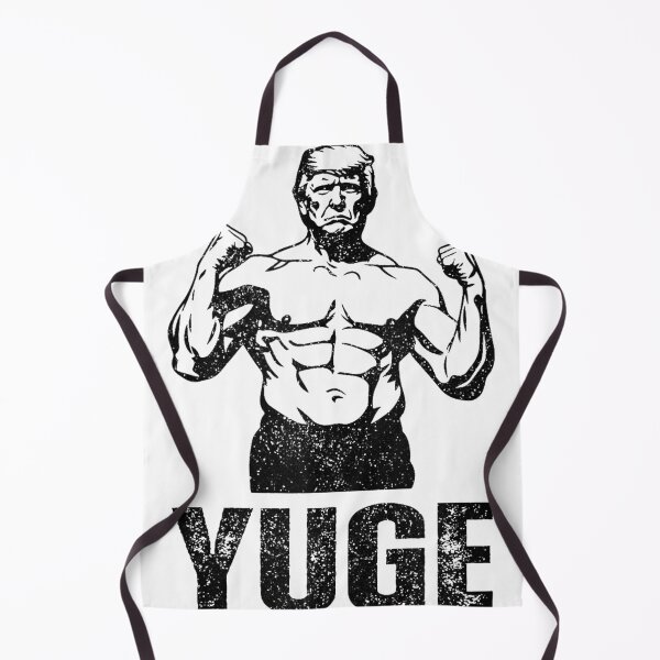 Item preview, Yuge Muscular Flex Trump Funny Patriotic Vintage Workout Gym designed and sold by HowarHarlan.