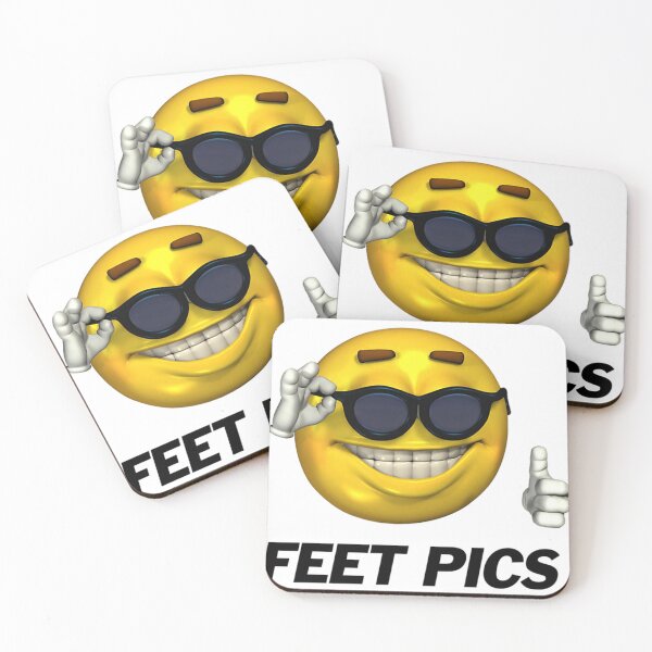 Item preview, Feet Pics Funny Yellow Emoji Memes designed and sold by BrittanyWoo.