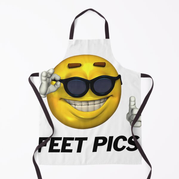 Item preview, Feet Pics Funny Yellow Emoji Memes designed and sold by BrittanyWoo.